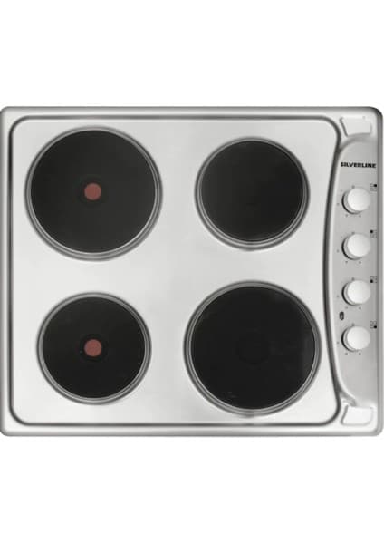Silverline AS5005 60 cm Inox Elektrikli Ankastre Ocak