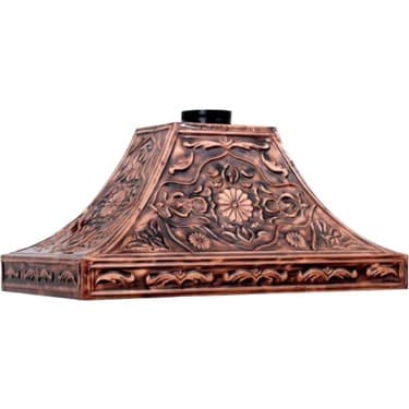 Tiryaki Bakır Çay Ocağı Kazanı Davlumbazı 80 cm 2 Gözlü Çay Kazanına Göre Bakır Davlumbaz Safir A++ 3