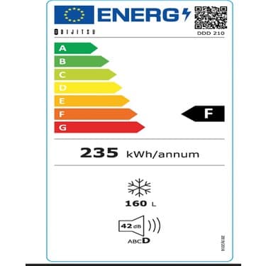 Dijitsu DDD210 5 Çekmeceli Derin Dondurucu 3