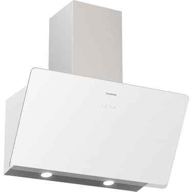 Silverline BO6504W01 - CS5429W01 - 3457 Soho 60 cm Beyaz Cam Ankastre Set 4