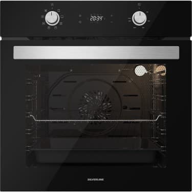 Silverline BO6504B01 - CS5349B01 - 3420 Classy 60 Siyah Cam Ankastre Set 2