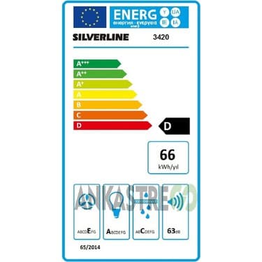 Silverline BO6501B01 - CS5335B01 - 3420 Classy 60 Siyah Cam Ankastre Set 5