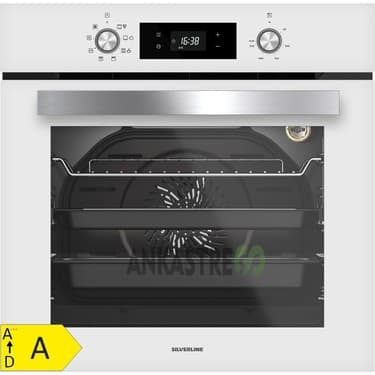 Silverline BO6502W02 - CS5335W01 - 3420 Classy 60 Beyaz Cam Ankastre Set 4