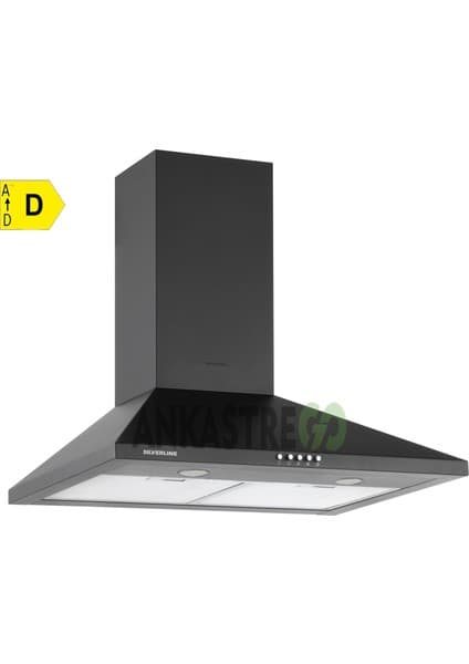 Silverline BO6501B01 - CS5335B01 - 2240 Conic 60 Siyah Ankastre Set