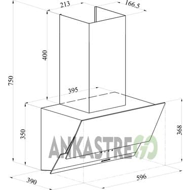 Silverline CS5335B01 - 3420 Classy 60 Siyah Cam 2'Li Ankastre Set 4