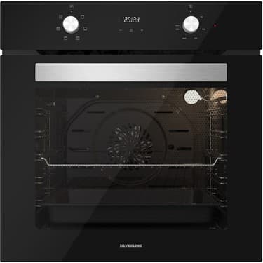 Silverline BO6502B02 - CS5335B01 - 3457 Soho 60 Siyah Cam Ankastre Set 4