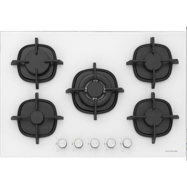 Silverline BO6502W02 - CS5364W01 - 3457 Soho 80 Beyaz Cam Ankastre Set 2