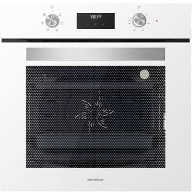 Silverline BO6502W02 - CS5364W01 - 3457 Soho 80 Beyaz Cam Ankastre Set 4