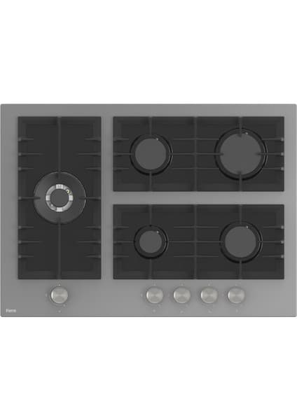 Ferre BL138 Gri Cam Ankastre Ocak