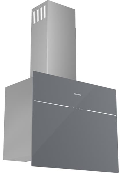 Silverline 3364 Lınk Flat Gri Cam Duvar Tipi Davlumbaz 60 cm