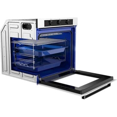 Luxell A68-SF3 Süper Kristal Siyah 88 Litre Ankastre Fırın 3