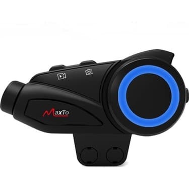 UltraTekno Maxto M3 Fhd 1080P Kameralı Intercom Motosiklet Kask Intercom 2