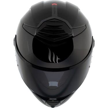 MT Thunder 4 Sv Solid A1 Gloss Black Şeffaf Vizörlü Kask 2