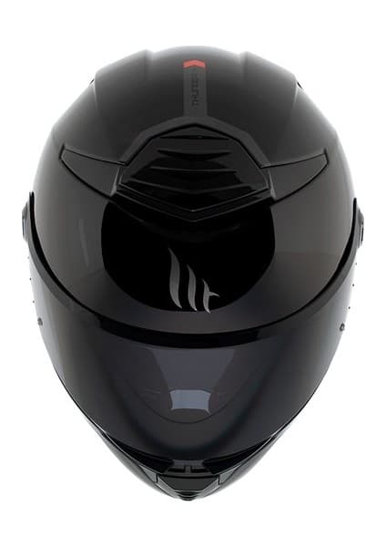 MT Thunder 4 Sv Solid A1 Gloss Black Şeffaf Vizörlü Kask 8