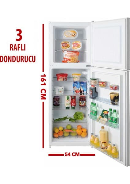 Besa RF-300 Çift Kapılı Retro Buzdolabı - Köy ve Kasabalara Gönderim Yoktur