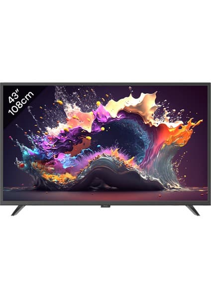 Peaq PQ43DAL540 43" 109 Ekran Uydu Alıcılı 4K Ultra HD Smart LED TV 4