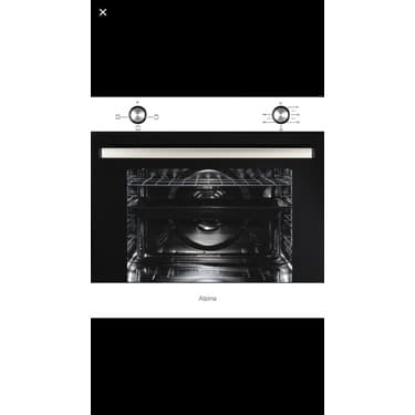 Alpina Beyaz Cam Ankastre Fırın 76LİTRE 3