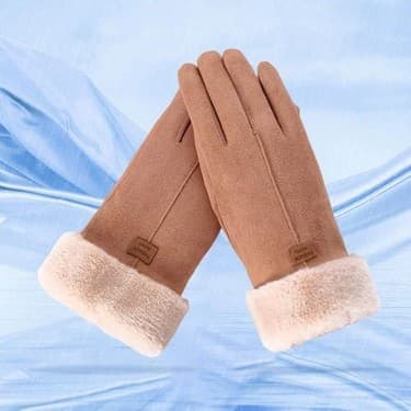 Qixun Kadın Eldiven Tam Parmak Mittens Kış Rüzgar Geçirmez Eldiven Bisiklet Yürüyüş Haki Için Haki (Yurt Dışından) 2