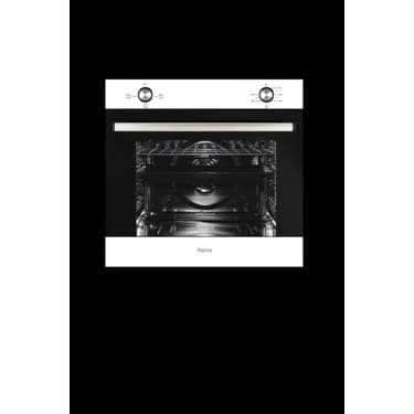 Alpina Beyaz Cam Ankastre Fırın 76LİTRE 2