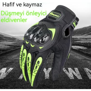 Maskot Dış Mekan Koruyucu Dokunmatik Ekranlı Motosiklet Eldivenleri (Yurt Dışından) 3