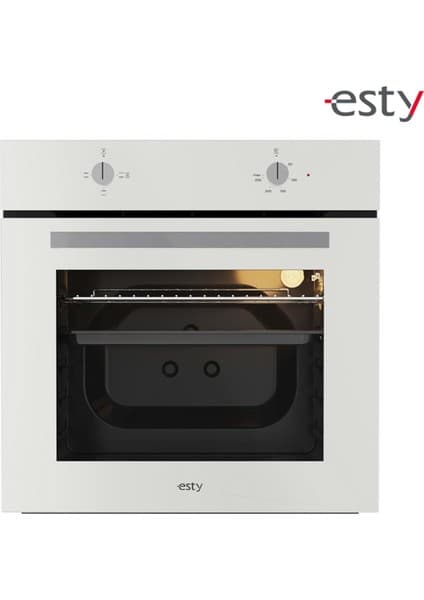 Esty AEF6601W04 Beyaz Statik Ankastre Fırın
