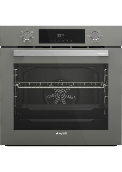 Arçelik AFC 330 G Gri Ankastre Fırın - Şık Tasarım, A Enerji Sınıfı
