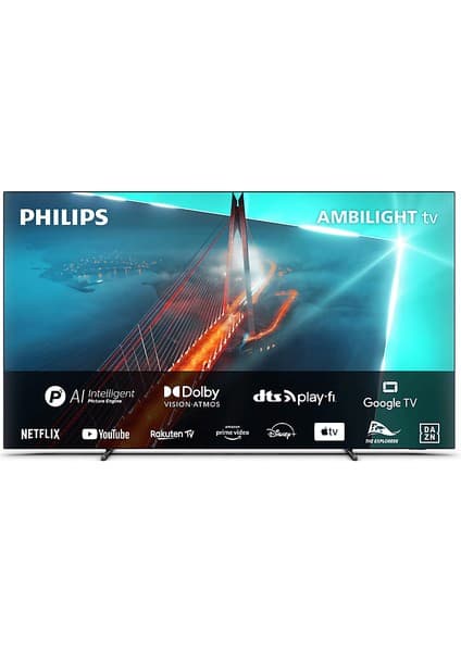 Philips 55OLED708 55" 139 Ekran Uydu Alıcılı 4K Ultra HD Smart LED TV 6