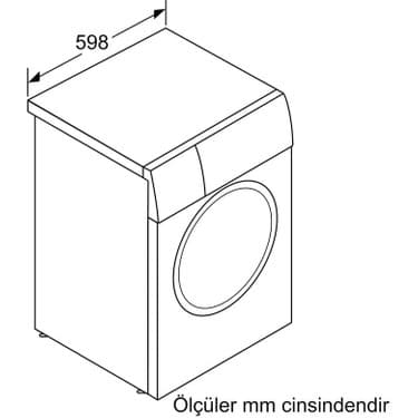 Bosch WGB254A0TR  Serie 8 Çamaşır Makinesi 10 kg 1400 Dev./dak. 3