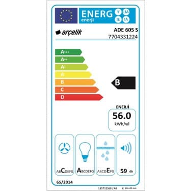 Arçelik Ade 605 S Ankastre Duvar Tipi Davlumbaz 4
