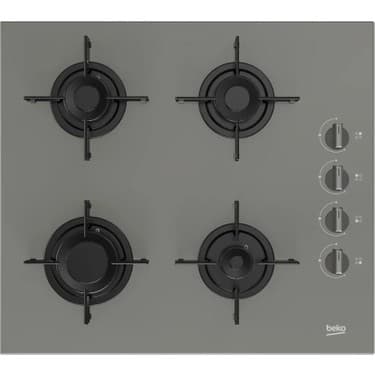 Beko Yeni Gri Cam Avantaj Set - 3’lü Ankastre Set (Fırın + Ocak + Davlumbaz) 3