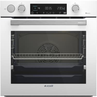 Arçelik AFC 470 Beyaz Cam Ankastre Fırın - 15 Fonksiyonlu 2