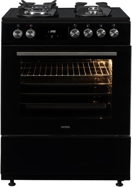 Vestel SF 94212 S 4 Gözü Gazlı 1 Gözü Woklu A Enerji Sınıfı Solo Fırın