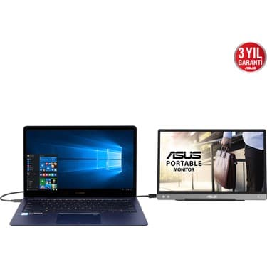 Asus ZenScreen MB14AC 14" 60Hz 5ms Full HD IPS Taşınabilir LED Monitör 6