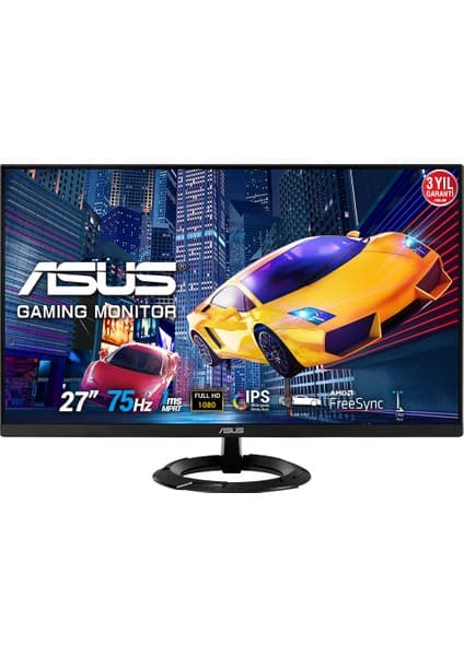 Asus VZ279HEG1R 27" 75Hz 1ms (HDMI+D-Sub) FreeSync Full HD IPS LED Monitör