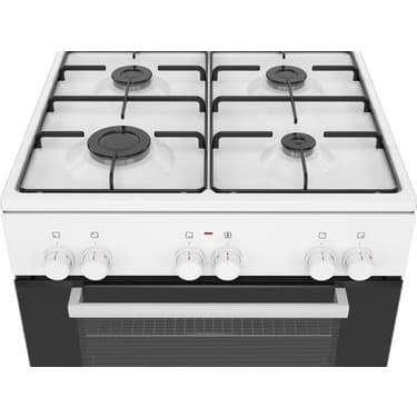Bosch HXA663D20T Serie 2 Gazlı/Elektrikli Solo Fırın Beyaz 2