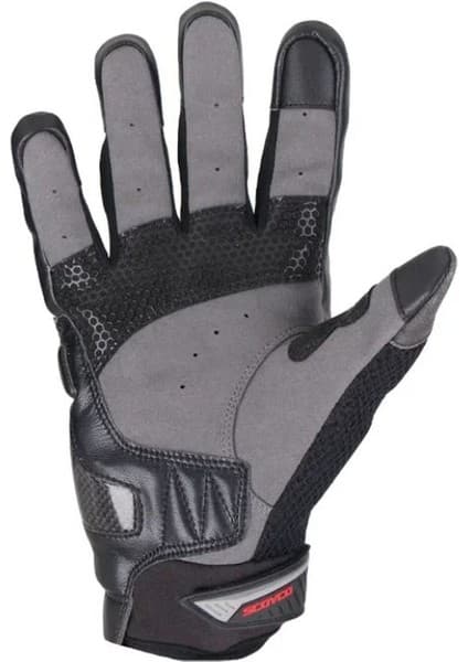 Motoanl Karbon Full Koruma Reflektörlü Motosiklet Eldiveni 8