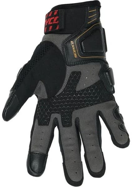 Motoanl Karbon Fiber Koruma Deri Motosiklet Eldiveni - Yazlık 6