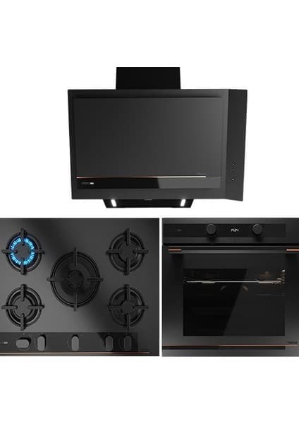 Teka Infinity G1 Edition Ankastre Set (Fırın+Ocak+Davlumbaz)