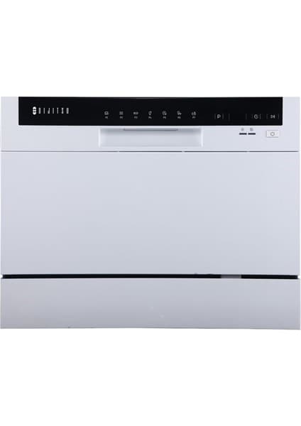 Dijitsu Tezgah Üstü Bulaşık Makinesi - 7 Programlı, F Enerji Sınıfı, 6 Kişilik, Ankastre Uyumlu, Hızlı Yıkama Özelliği ile