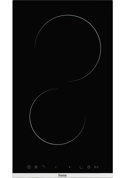 Ferre MS231 Vıtroseramık Sıyah Ankastre Ocak 30CM