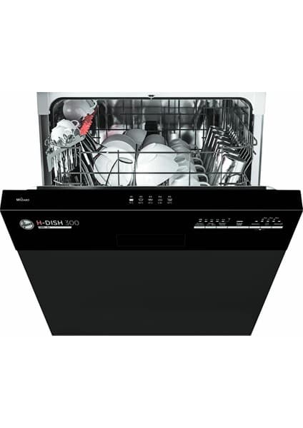 Hoover HDSN 1L380PB-17 5 Programlı Wi-Fi Bağlantılı Yarı Ankastre Bulaşık Makinesi