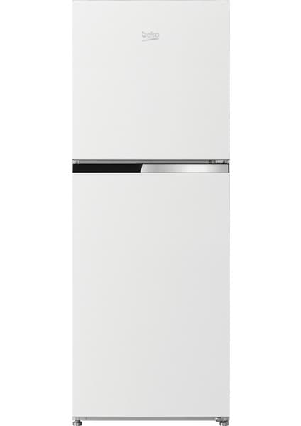 Beko Çift Kapılı No Frost Buzdolabı 210 L – F Enerji Sınıfı, Hızlı Soğutma ve Dondurma, Sessiz 41 dB Beyaz