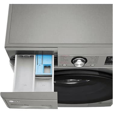 LG F4V3VYWKPE.APTPLTK B Enerji Sınıfı 9kg 1400 Devir Buharlı Çamaşır Makinesi Gri 5