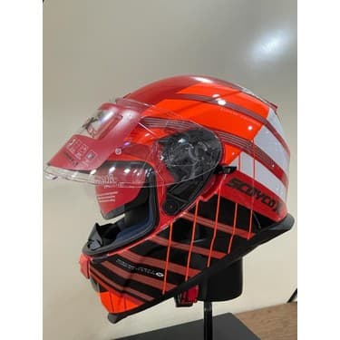 Scoyco X507 Güneş Vizörlü Kapalı Motosiklet Kaskı 2
