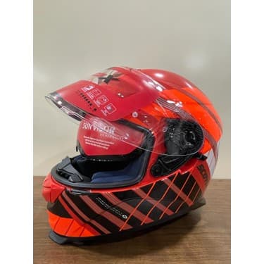 Scoyco X507 Güneş Vizörlü Kapalı Motosiklet Kaskı 3