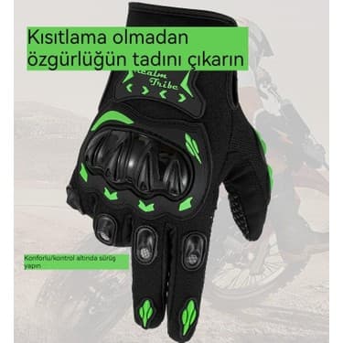 Maskot Açık Havada Sürüş Koruyucu Aşınmaya Dayanıklı Tam Parmak Eldiven (Yurt Dışından) 3