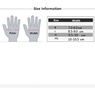 Maskot Açık Havada Sürüş Koruyucu Aşınmaya Dayanıklı Tam Parmak Eldiven (Yurt Dışından) 5
