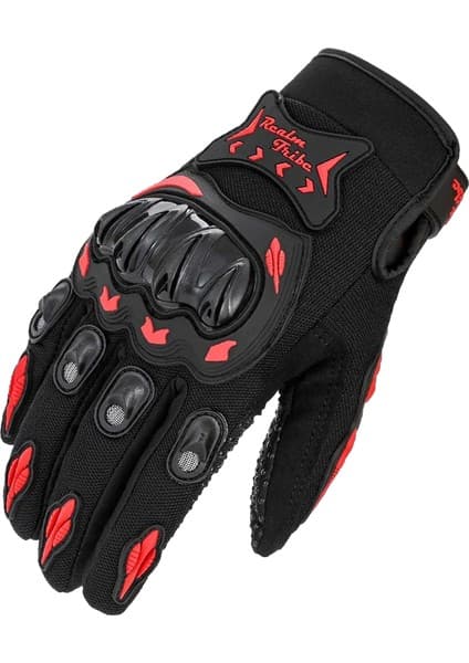 Maskot Açık Havada Sürüş Koruyucu Aşınmaya Dayanıklı Tam Parmak Eldiven (Yurt Dışından)