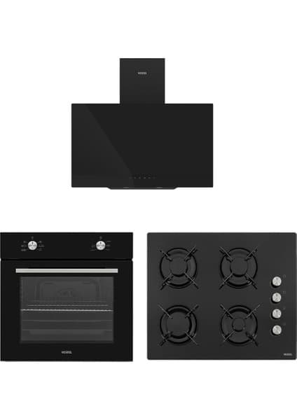 Vestel Eğik Siyah Ekonomik Set