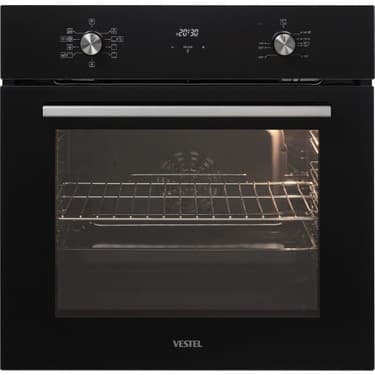 Vestel Eğik Siyah Hamur Şefi Set Modern Mutfak Uyumlu Cam Ocak Yüzeyi 4 Ocak Gözü 2